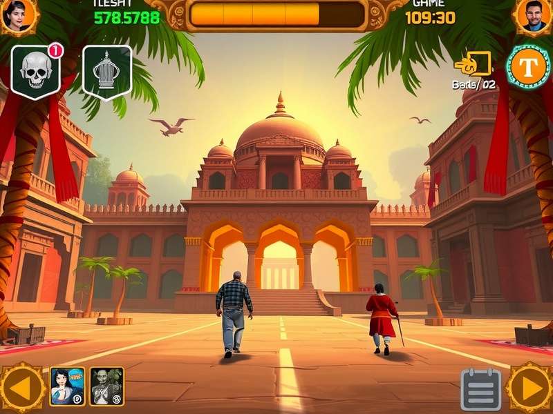 टेम्पल रन अनब्लॉक्ड गेमप्ले स्क्रीनशॉट