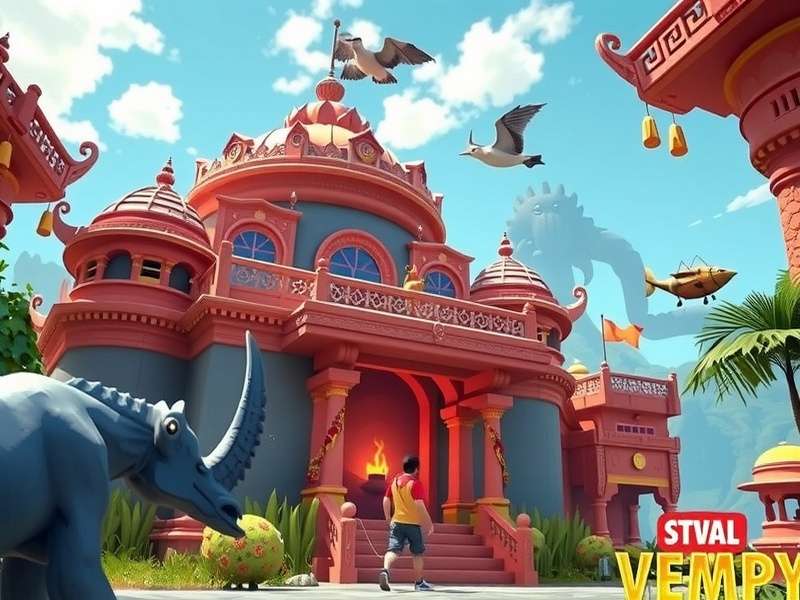 Temple Run VR immersive gameplay in virtual reality headset