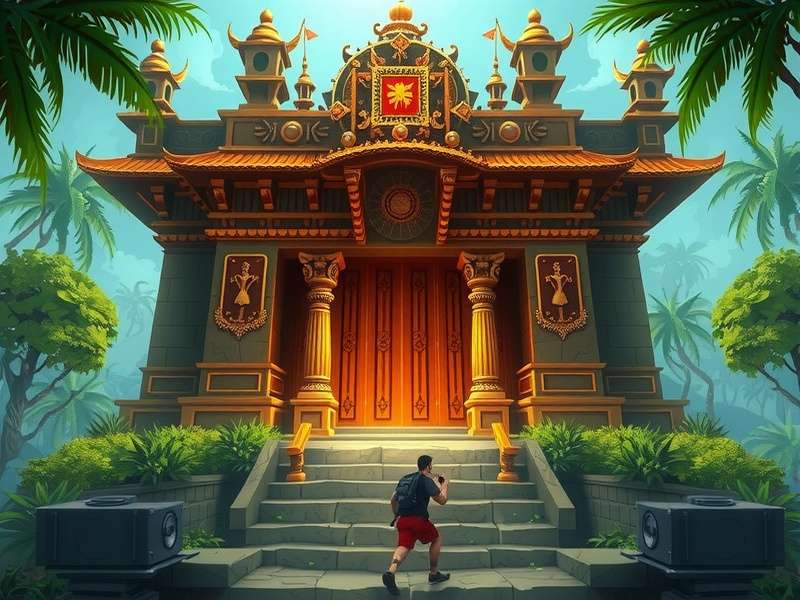 Temple Run Oz Gameplay on Android Phone showing Oz character running on yellow brick road