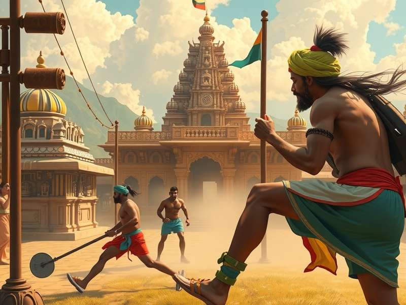 Temple Run game soundtrack visual with headphones and game scene