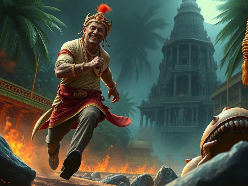 Collage of Temple Run monsters chasing the player