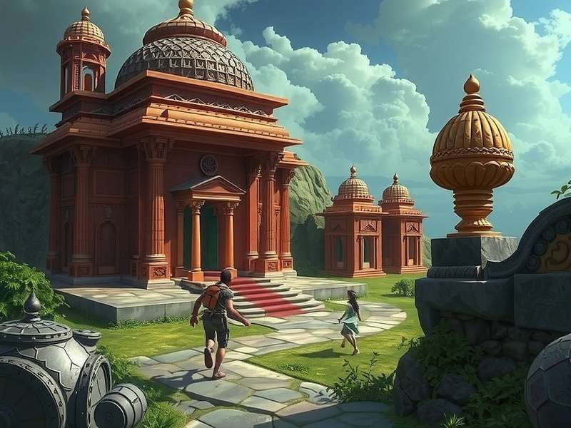 Temple Run Oz gameplay on mobile device