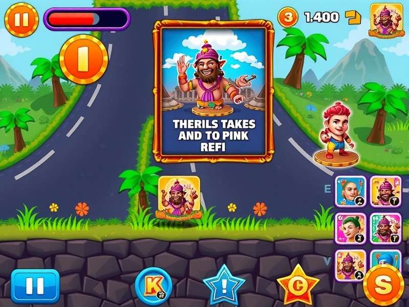 Temple Run gameplay on Poki showing character running through jungle temple