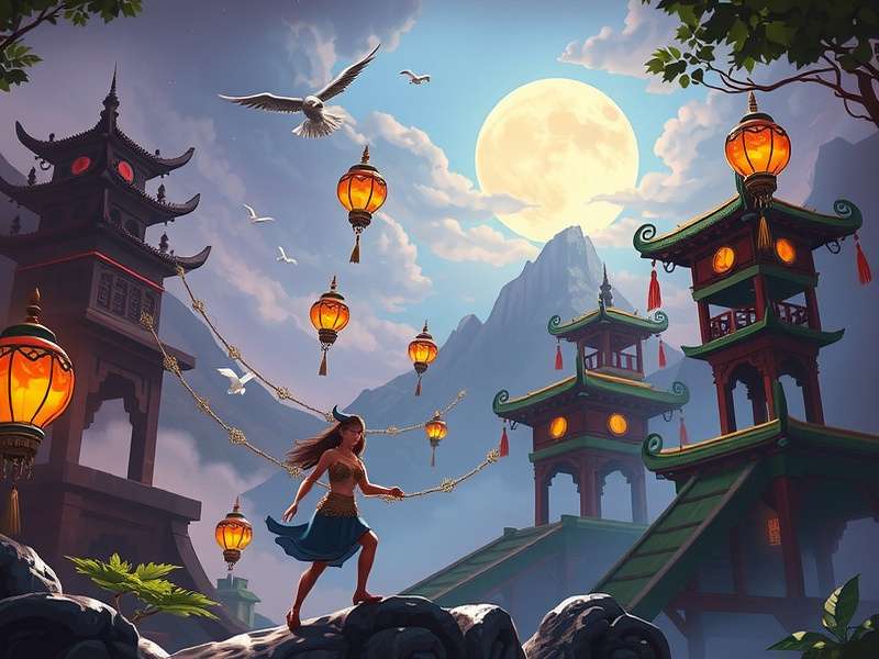 Temple Run Oz Winkie Country level gameplay with China Girl