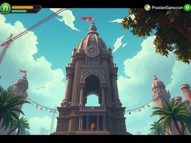 Temple Run Oz gameplay screenshot showing character running in Oz world