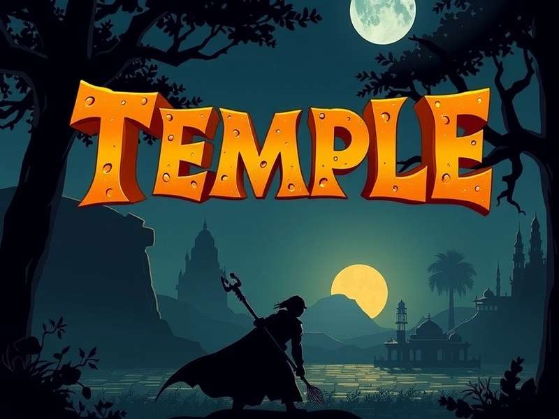 Temple Run Gameplay on Windows 7 PC Screenshot