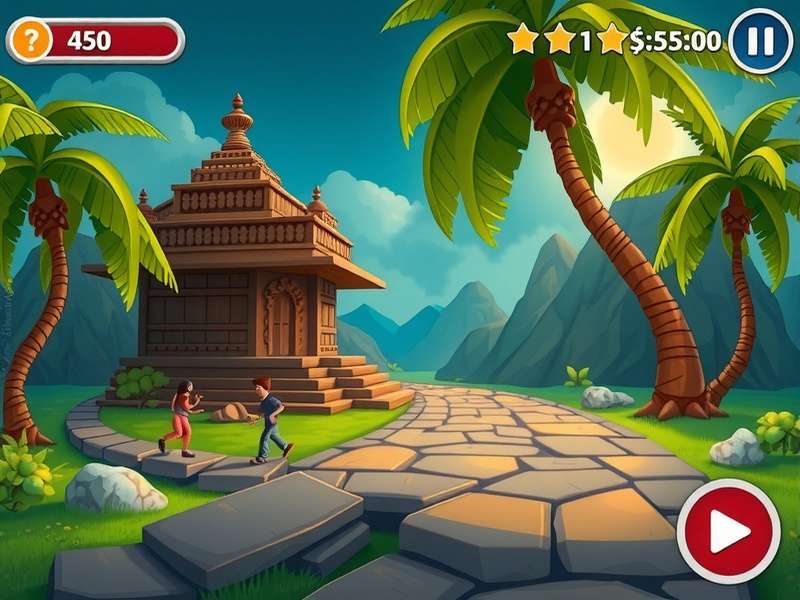 Detailed infographic breaking down obstacle patterns and timing in Temple Run