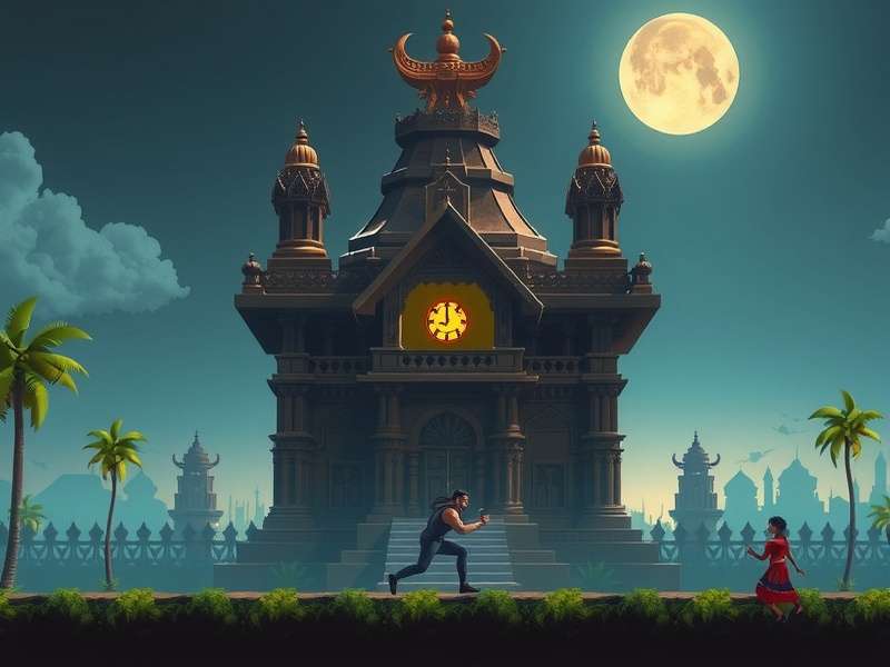 Temple Run PC gameplay screenshot on Windows 11