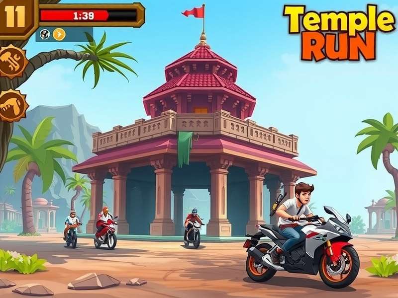 Temple Run VR Mod APK gameplay on Oculus Quest