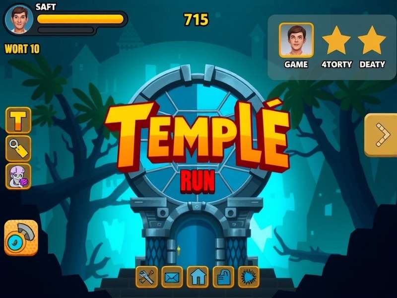 Temple Run gameplay on Windows 10 with enhanced graphics