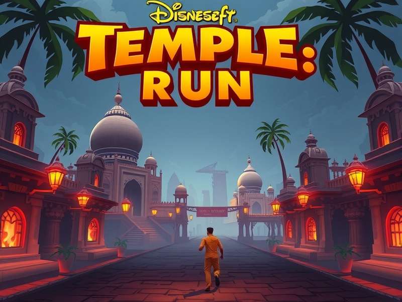 Temple Run gameplay on Microsoft Store interface
