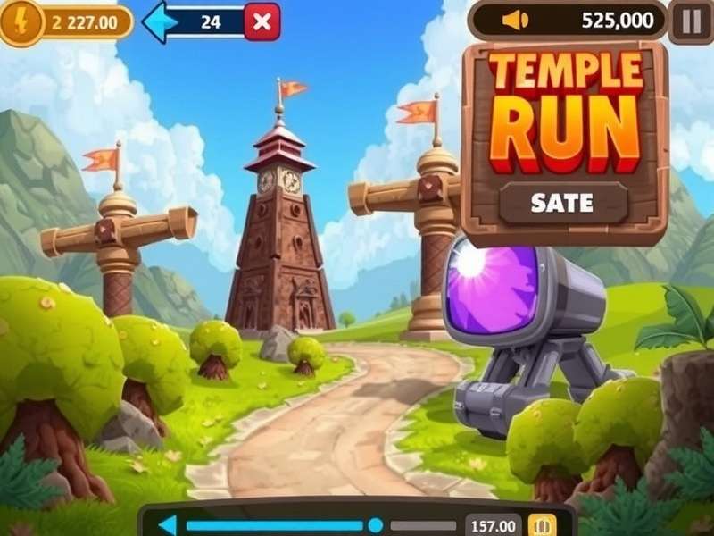 Group of young Indian players competing in Temple Run on their smartphones