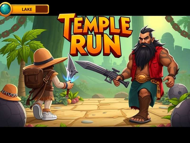 Comparative map overlay of Temple Run game path and Uttarakhand pilgrimage route