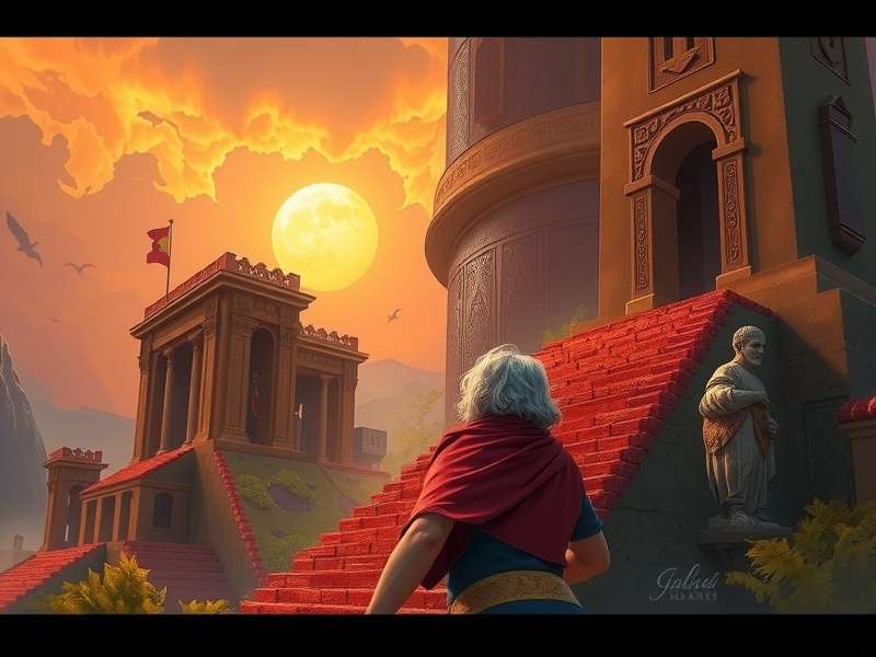 Temple Run Ga gameplay screenshot showing character running through ancient Indian temple ruins