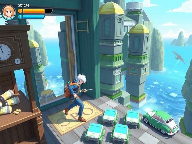 Graph showing peak Temple Run play times across Indian time zones with mobile screens overlay