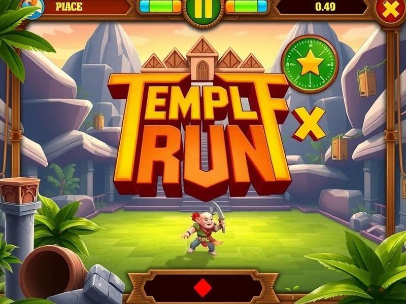 Indian player mastering Temple Run Online on a smartphone