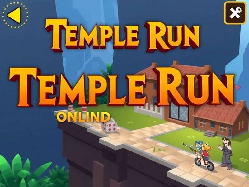 Temple Run Online Free Game - Endless runner adventure with ancient temple backdrop