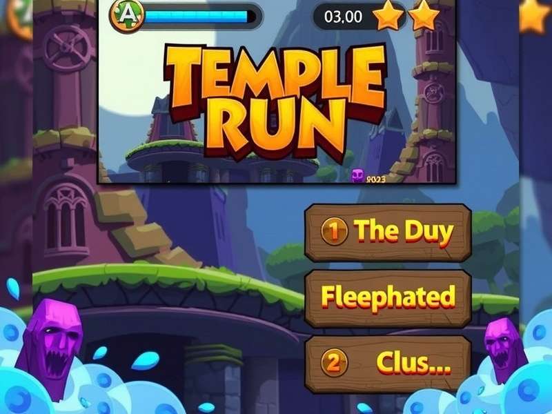 Temple Run Online Game Poki Free — Indian player running through ancient temple