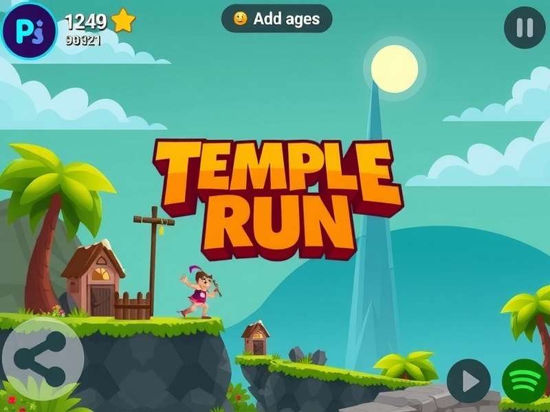 Temple Run gameplay on Poki Games – endless runner adventure for Indian players
