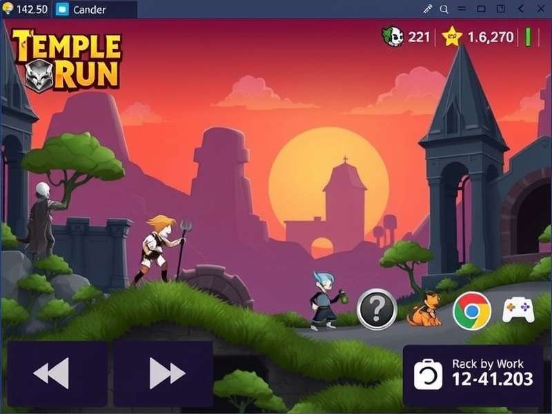 Temple Run Oz Mod Apk gameplay showing unlimited coins and all characters unlocked